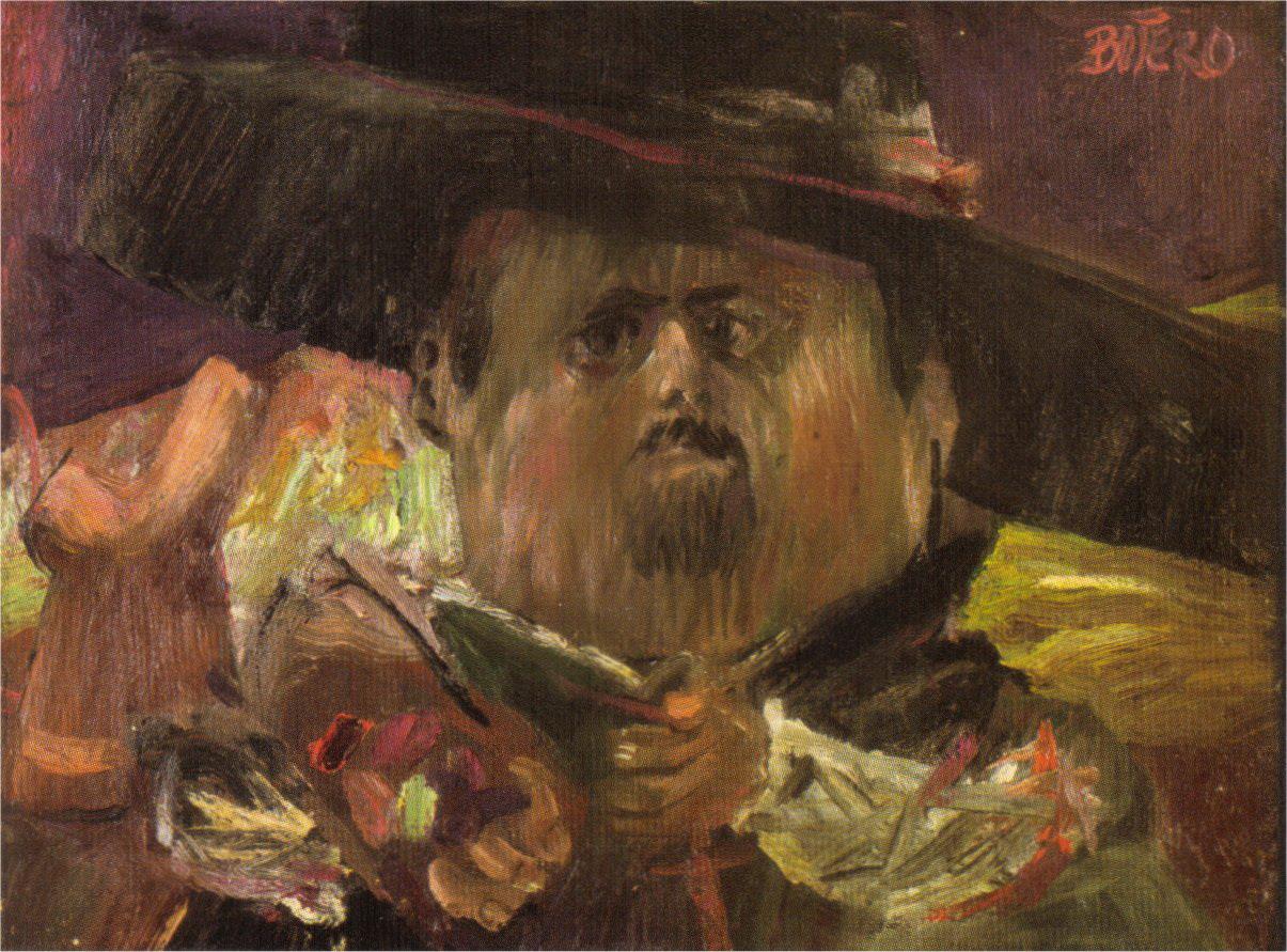 Self Portrait Fernando Botero Oil Paintings